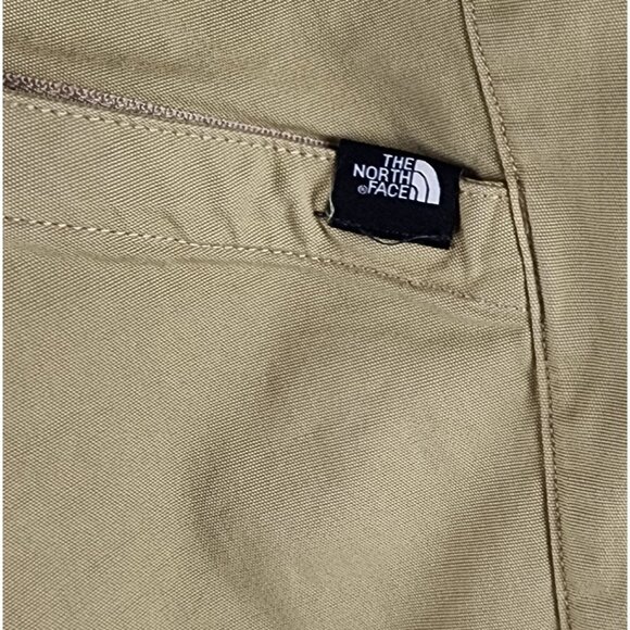 The North Face Pants Men L Tan Chino Hiking Drawstring Elastic Waist Outdoors - Picture 9 of 11